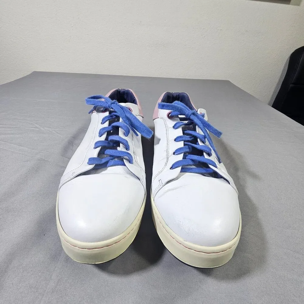 Royal Albartross Lady Skye Premium Luxury Golf Shoes White Pink Size US 8 8.5 39